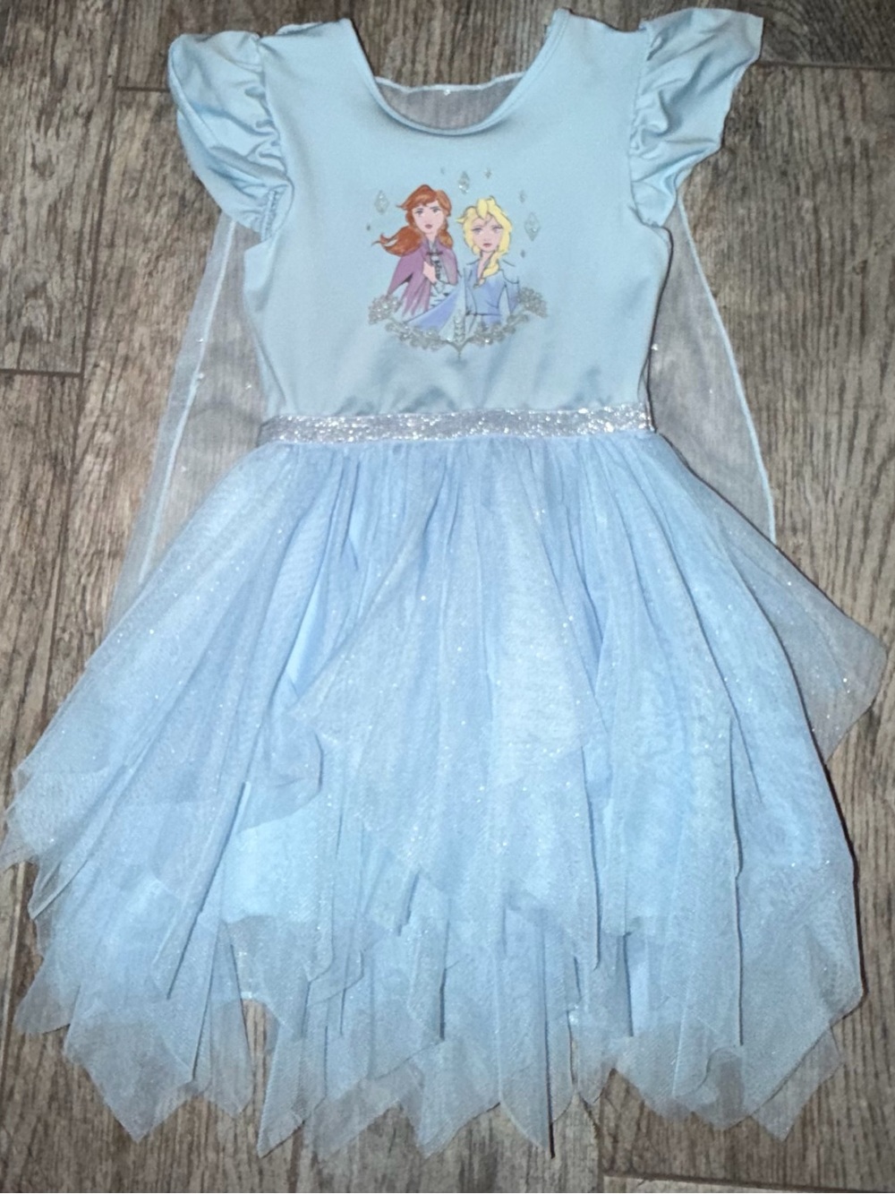 Disney Frozen Anna & Elsa Princess Dress Costume Size 4T